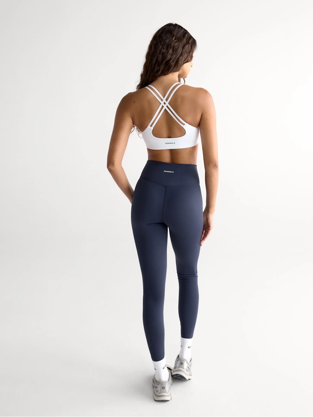 Adanola Ultimate Leggings Navy Blue 7/8 Large